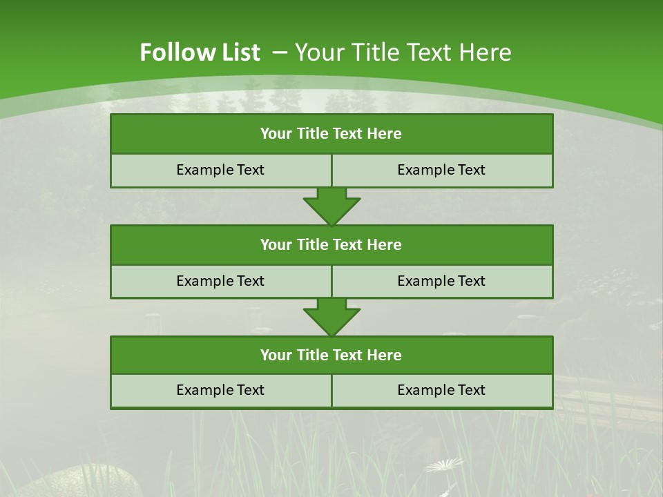 Kolorowy Stokrotka Chmura PowerPoint Template