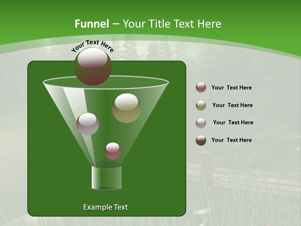 Kolorowy Stokrotka Chmura PowerPoint Template