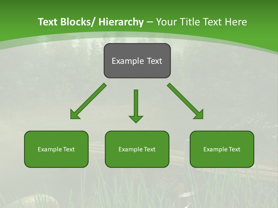 Kolorowy Stokrotka Chmura PowerPoint Template