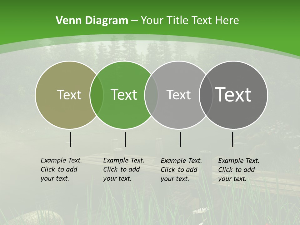 Kolorowy Stokrotka Chmura PowerPoint Template