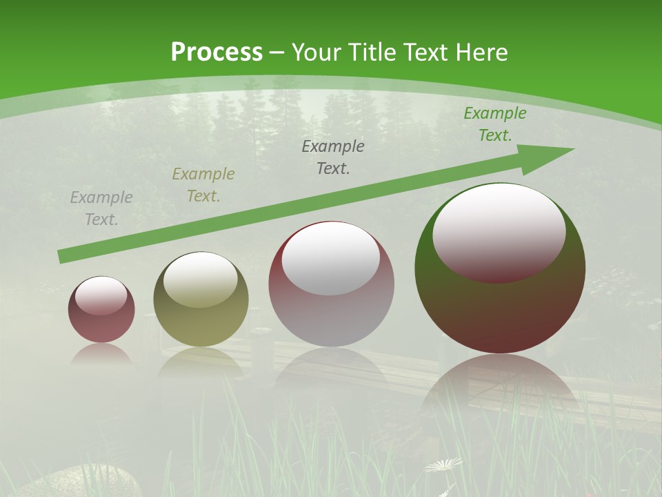 Kolorowy Stokrotka Chmura PowerPoint Template