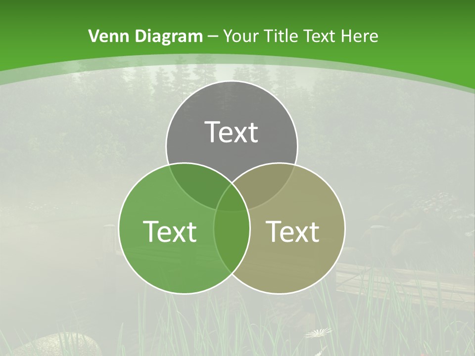 Kolorowy Stokrotka Chmura PowerPoint Template