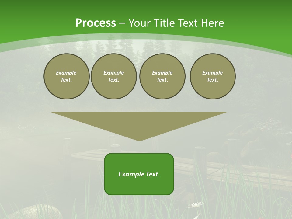 Kolorowy Stokrotka Chmura PowerPoint Template