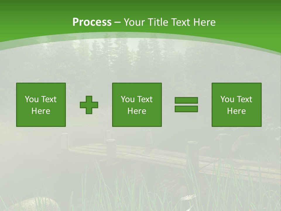 Kolorowy Stokrotka Chmura PowerPoint Template