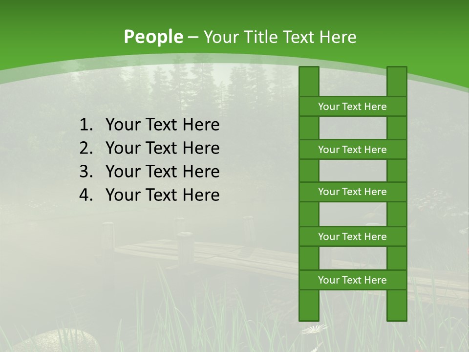 Kolorowy Stokrotka Chmura PowerPoint Template