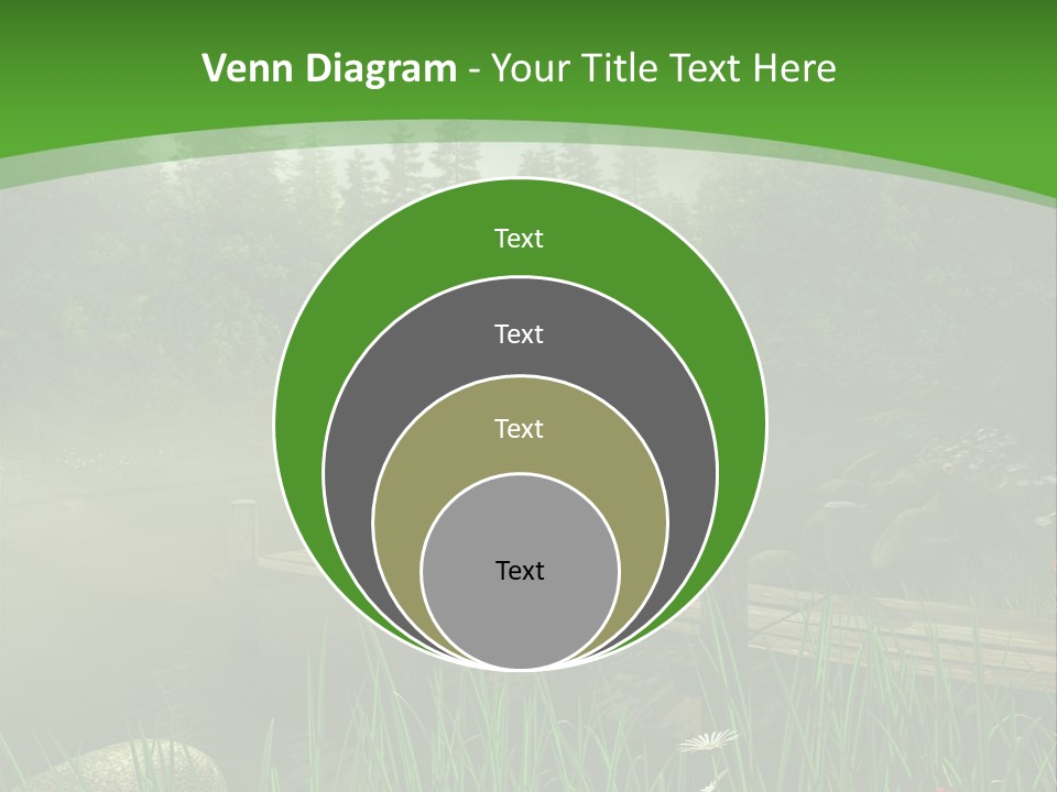 Kolorowy Stokrotka Chmura PowerPoint Template