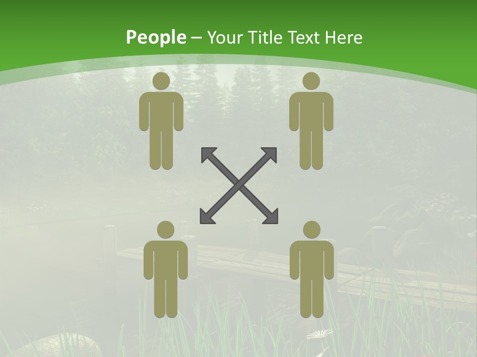 Kolorowy Stokrotka Chmura PowerPoint Template