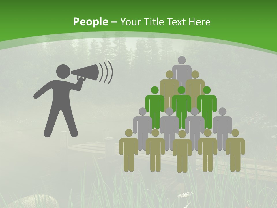 Kolorowy Stokrotka Chmura PowerPoint Template