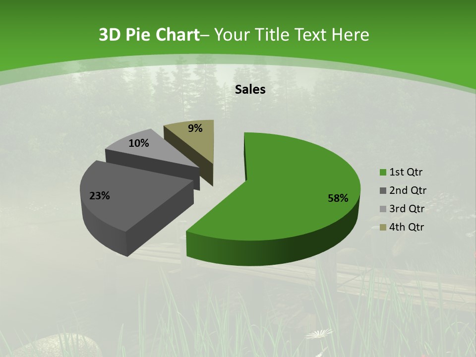 Kolorowy Stokrotka Chmura PowerPoint Template
