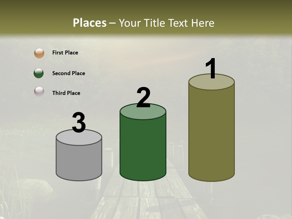 Pejza Kolorowy Most PowerPoint Template