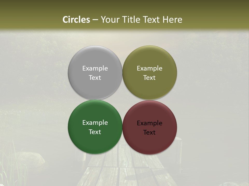 Pejza Kolorowy Most PowerPoint Template