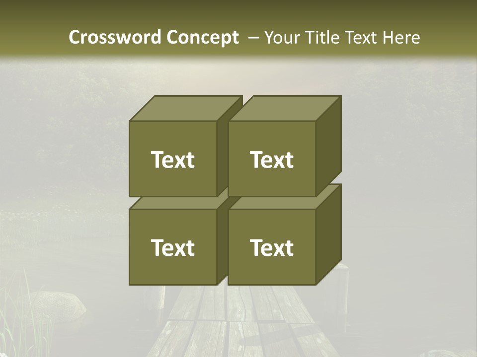 Pejza Kolorowy Most PowerPoint Template