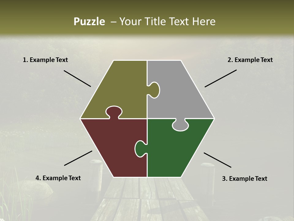 Pejza Kolorowy Most PowerPoint Template