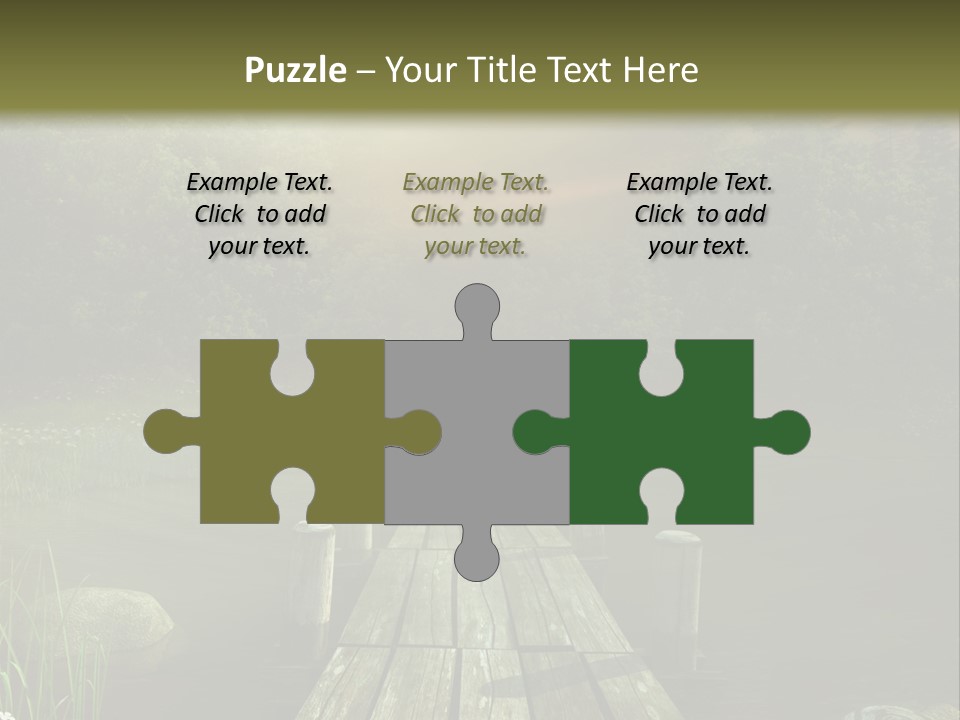 Pejza Kolorowy Most PowerPoint Template