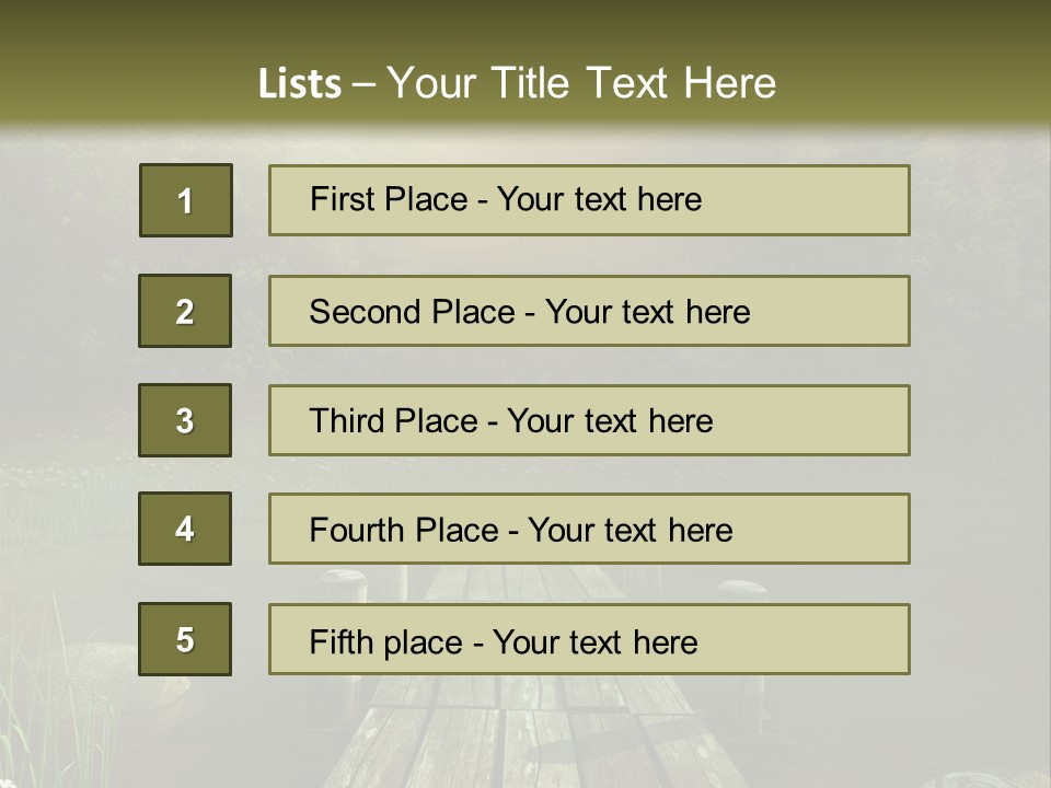 Pejza Kolorowy Most PowerPoint Template