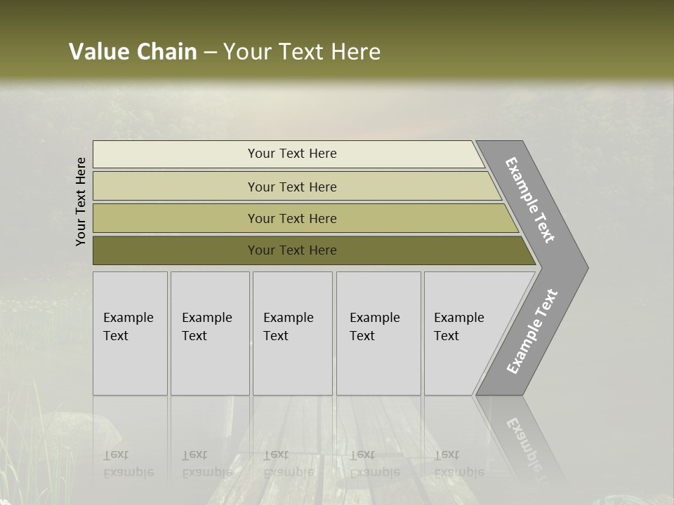 Pejza Kolorowy Most PowerPoint Template