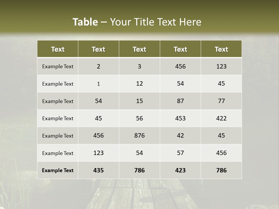 Pejza Kolorowy Most PowerPoint Template