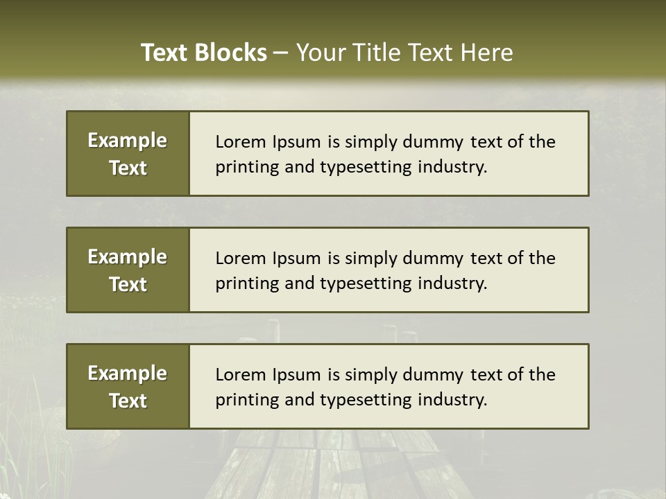 Pejza Kolorowy Most PowerPoint Template