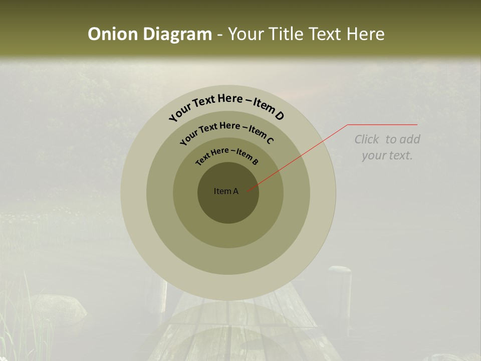 Pejza Kolorowy Most PowerPoint Template