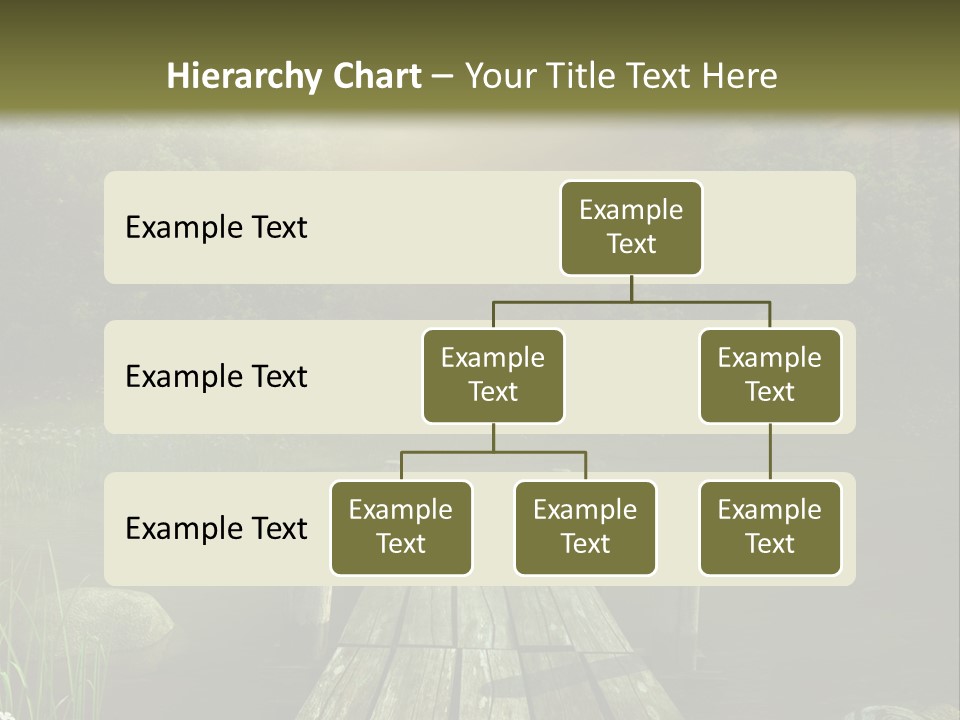 Pejza Kolorowy Most PowerPoint Template