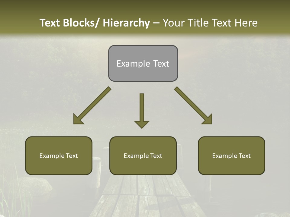 Pejza Kolorowy Most PowerPoint Template