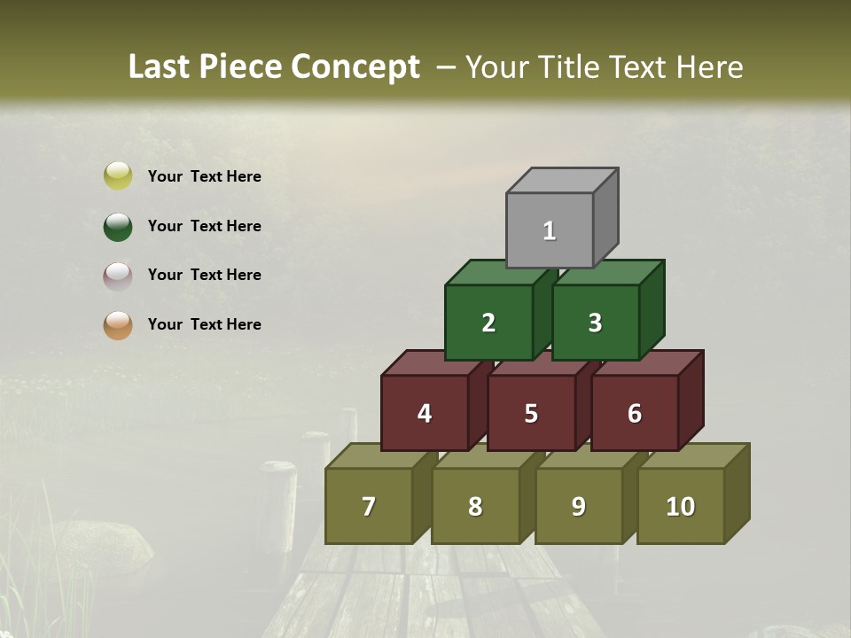 Pejza Kolorowy Most PowerPoint Template