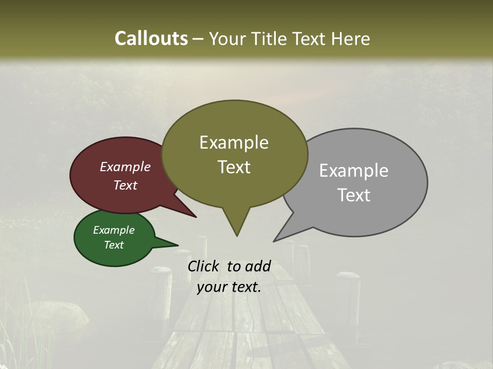 Pejza Kolorowy Most PowerPoint Template