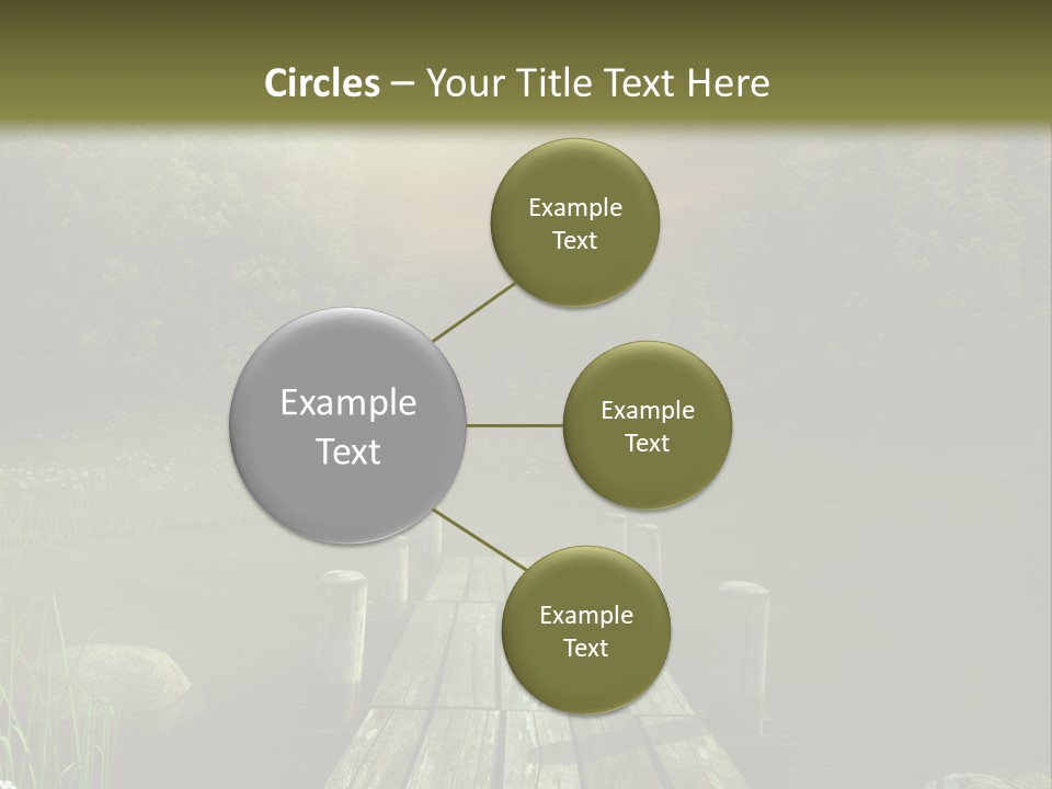 Pejza Kolorowy Most PowerPoint Template