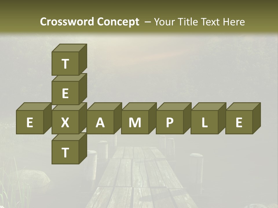 Pejza Kolorowy Most PowerPoint Template