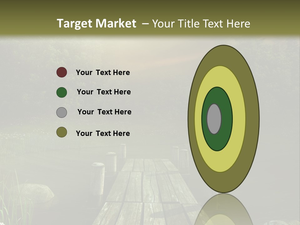 Pejza Kolorowy Most PowerPoint Template