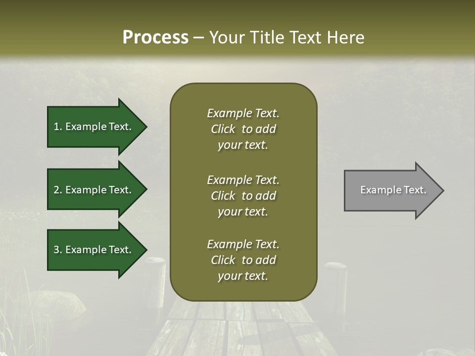 Pejza Kolorowy Most PowerPoint Template