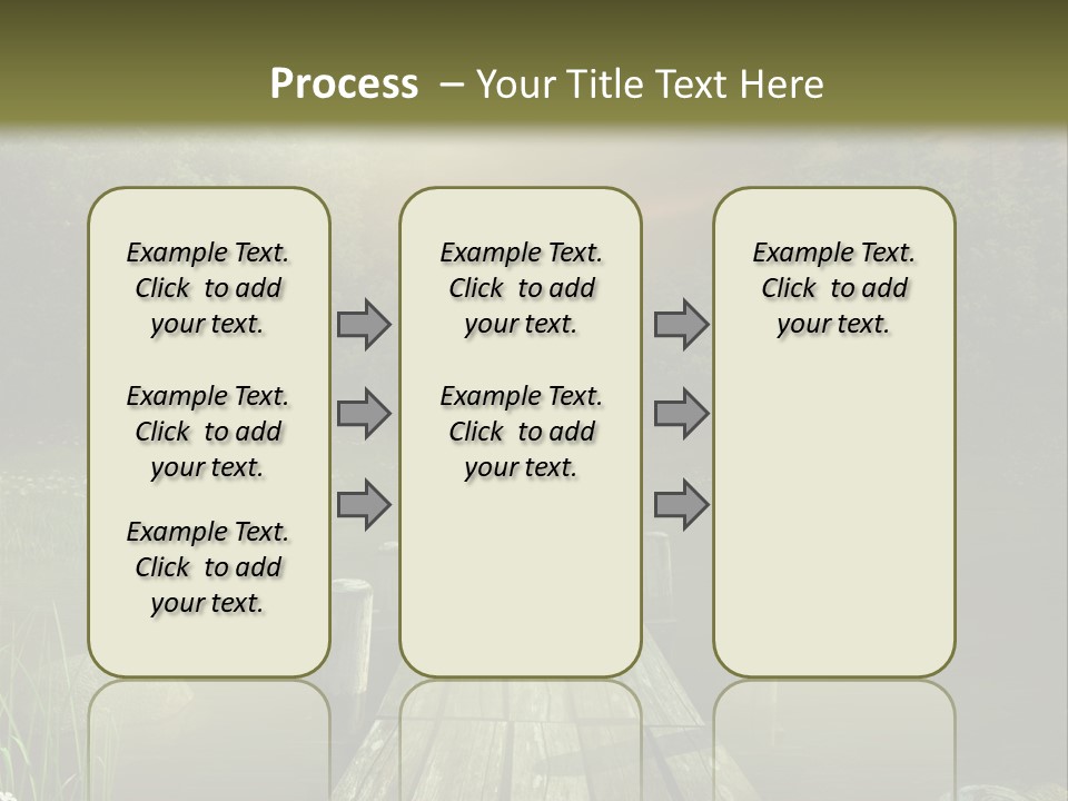 Pejza Kolorowy Most PowerPoint Template