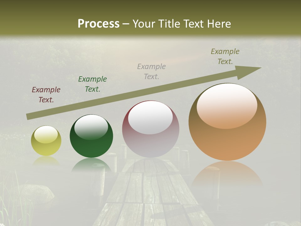 Pejza Kolorowy Most PowerPoint Template