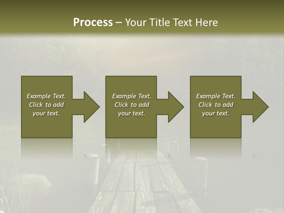 Pejza Kolorowy Most PowerPoint Template