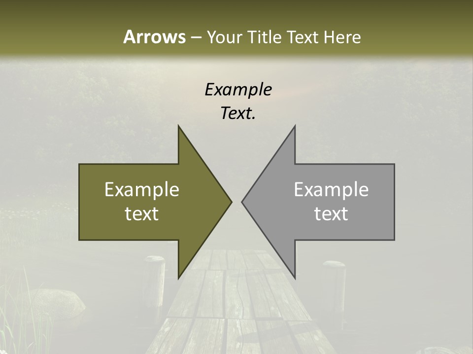 Pejza Kolorowy Most PowerPoint Template