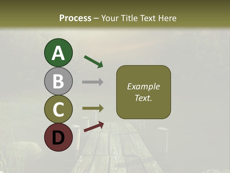 Pejza Kolorowy Most PowerPoint Template