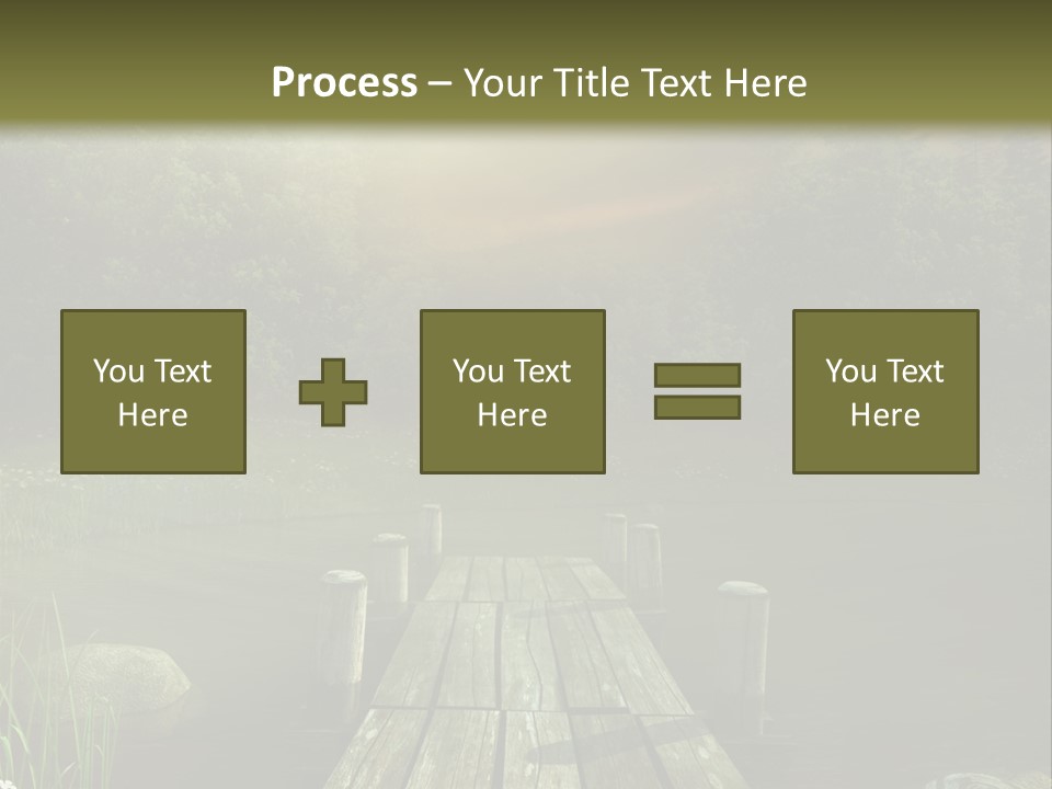 Pejza Kolorowy Most PowerPoint Template