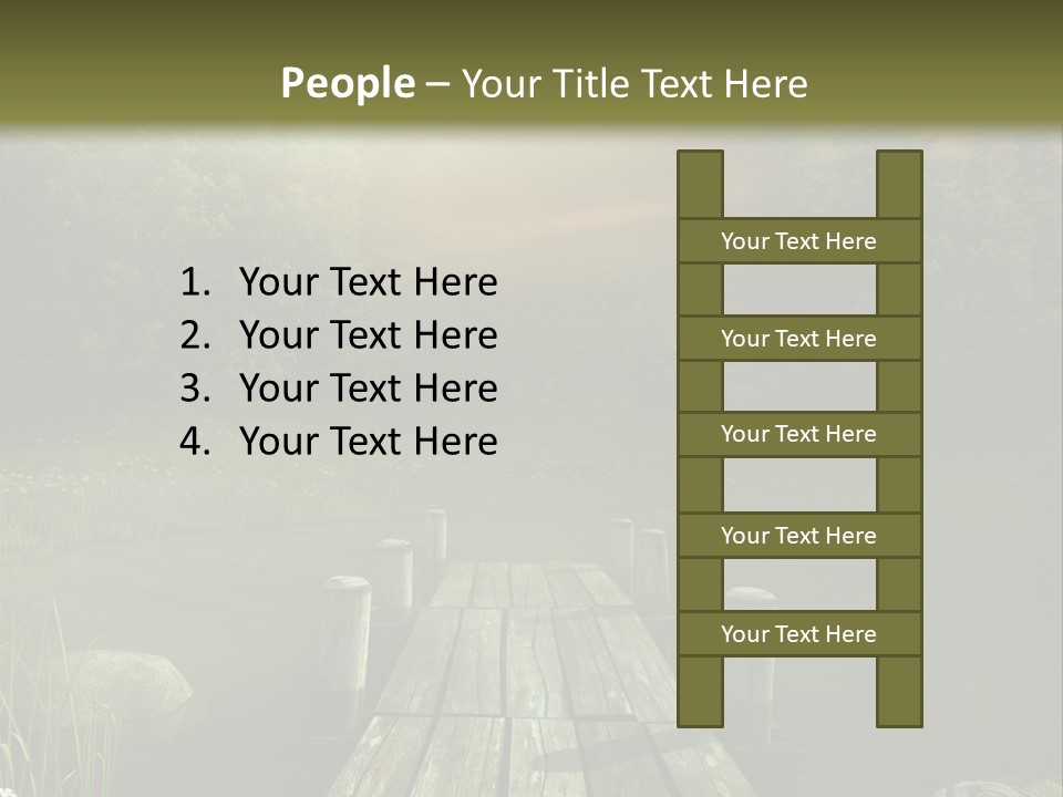 Pejza Kolorowy Most PowerPoint Template