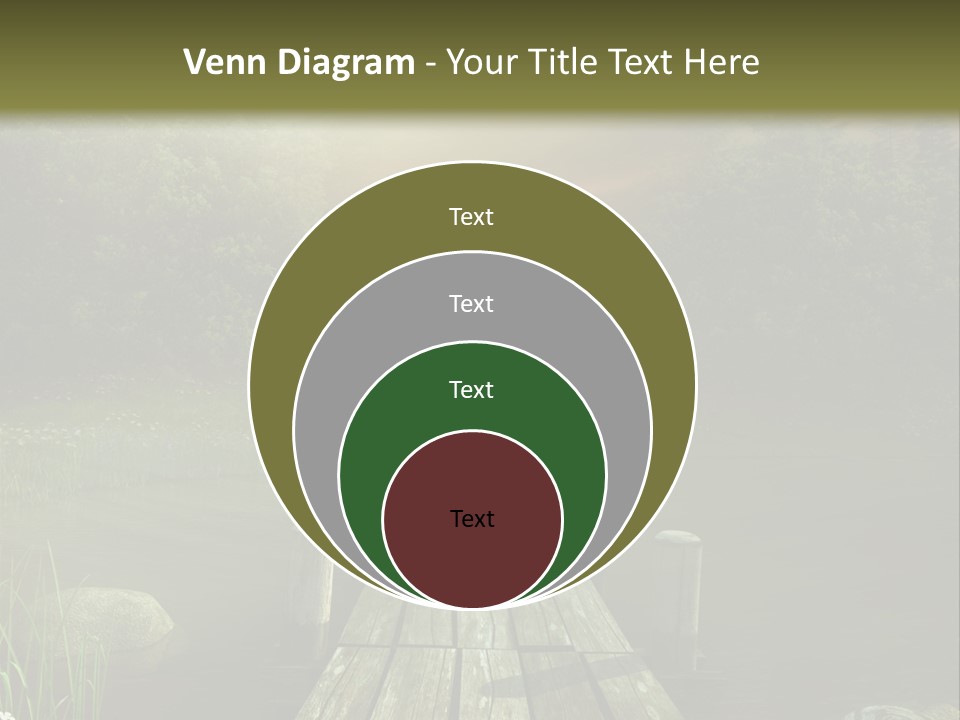 Pejza Kolorowy Most PowerPoint Template