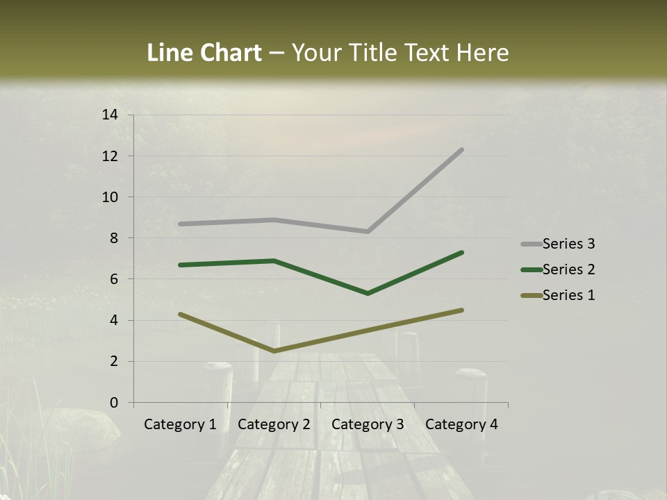 Pejza Kolorowy Most PowerPoint Template