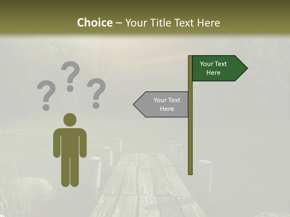 Pejza Kolorowy Most PowerPoint Template