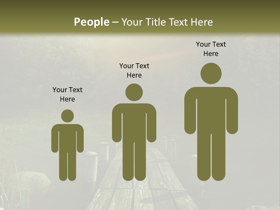 Pejza Kolorowy Most PowerPoint Template