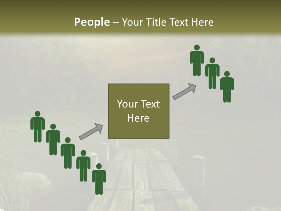 Pejza Kolorowy Most PowerPoint Template