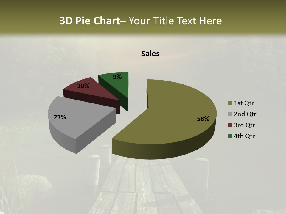 Pejza Kolorowy Most PowerPoint Template