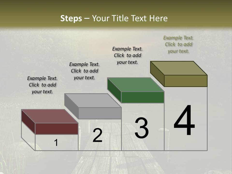 Pejza Kolorowy Most PowerPoint Template