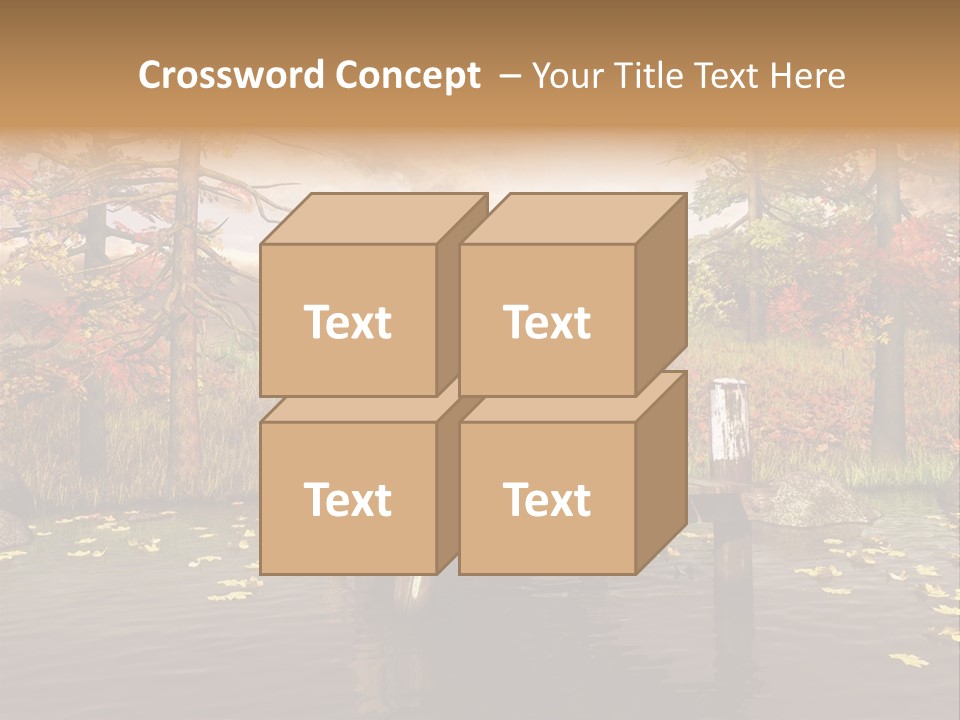 Czerwony Kolorowy Molo PowerPoint Template
