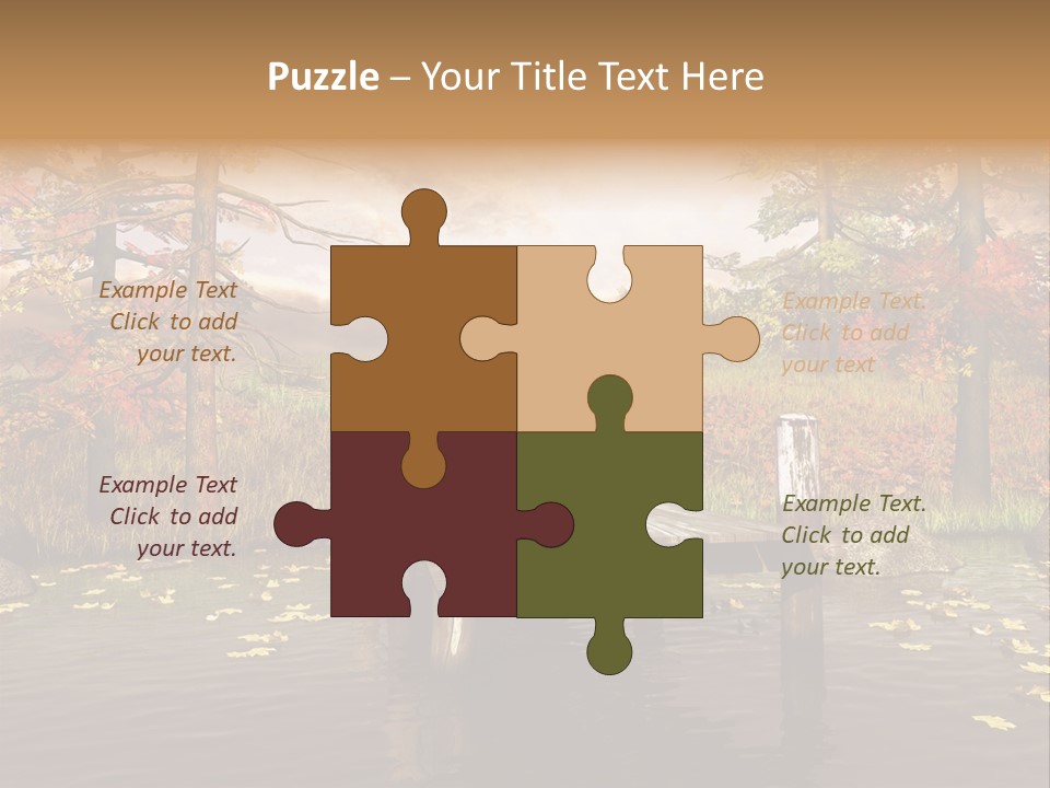 Czerwony Kolorowy Molo PowerPoint Template