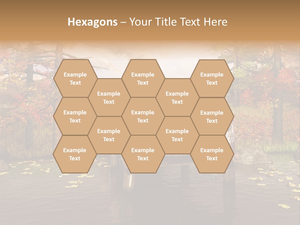 Czerwony Kolorowy Molo PowerPoint Template