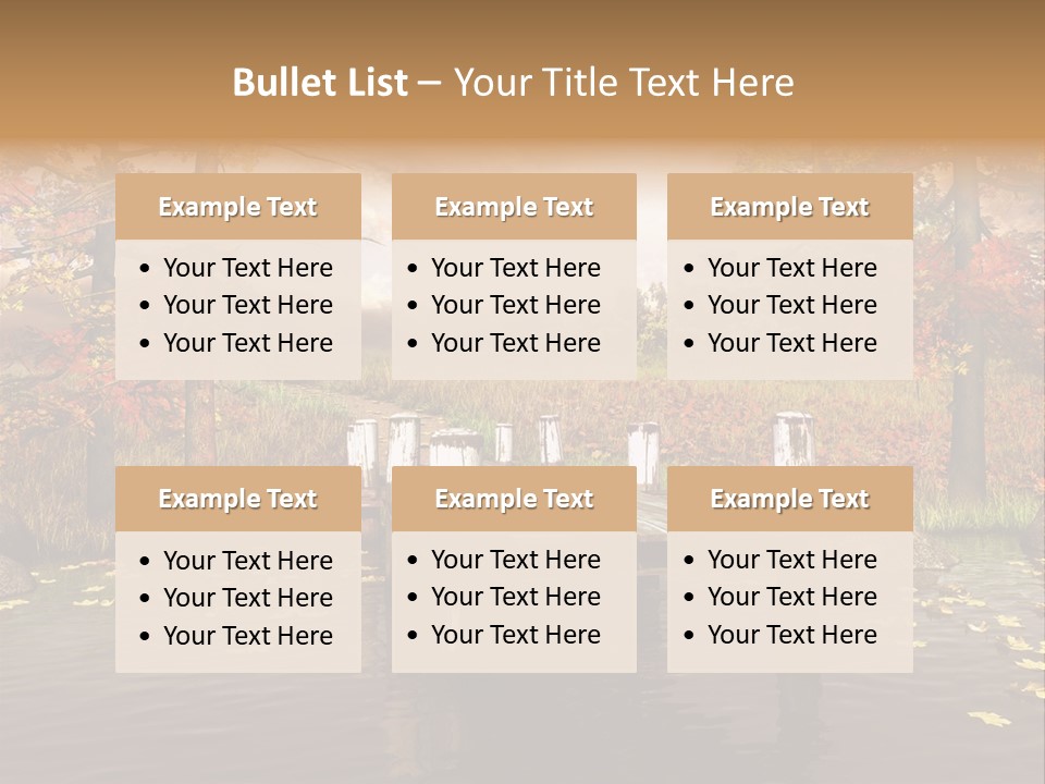 Czerwony Kolorowy Molo PowerPoint Template