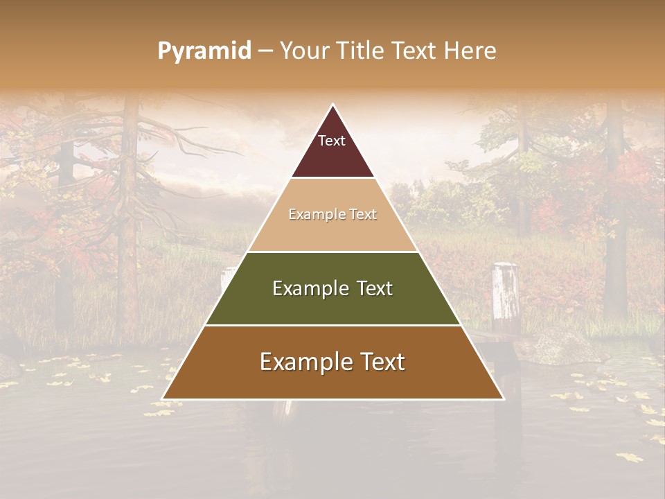 Czerwony Kolorowy Molo PowerPoint Template